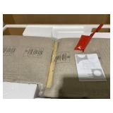 Costway Modern Accent Chair Upholstered Linen Fabric Armchair with Solid Wood Legs