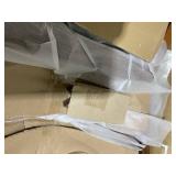 BECOMFORT Dining Chairs Set of 2, Walnut Finished Wood Chairs with Curved Back, Cushioned Seat and Sturdy Solid Wood Structure, Mid Century Modern Chair for Living Room, Bedroom, Kitchen (2)