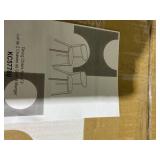 BECOMFORT Dining Chairs Set of 2, Walnut Finished Wood Chairs with Curved Back, Cushioned Seat and Sturdy Solid Wood Structure, Mid Century Modern Chair for Living Room, Bedroom, Kitchen (2)