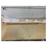 Costway NP10752BE 10 ft. Patio Umbrella with 8 Wooden Ribs & 3 Adjustable Heights, Beige