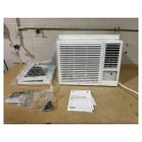 LG LW8023HRSM 7600 BTU Smart Wi-Fi Enabled Window Air Conditioner with Energy Save Function and ThinQ Technology (White) (Damaged: See Photos)