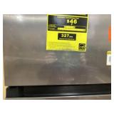 Vissani 4.5 cu. ft. 2-Door Mini Refrigerator in Platinum Steel with Freezer