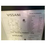 Vissani 4.5 cu. ft. 2-Door Mini Refrigerator in Platinum Steel with Freezer