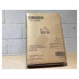 HOMCOM Christmas Advent Calendar, Wooden Countdown to Christmas Table Decoration with 24 Drawers, Lights, Battery Operated