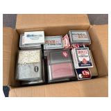 Box Full Of Assorted Playing Cards