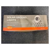 12Pc Solar Ground Lights