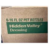 6 Bottles Of Hidden Valley Ranch Dressing