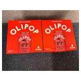 2 X 4Ct Packs Of Cherry Cola Olipop
