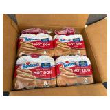 4 X 8Ct Bags Of Hostess Hot Dog Buns