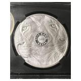 2022 S. AFRICAN LION 1 TROY OZ .999 FINE SILVER NGC PF70 ULTRA CAMEO