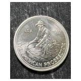 1985 ENGELHARD PROSPECTOR 1 TROY OZ .999 FINE SILVER