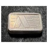 1 TROY OZ .999 FINE SILVER ASSAY BAR