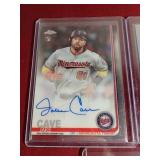 (3) Autographed Minnesota Twins Rookie Cards