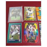 (15) Football Cards - All Prizms, Inserts, Etc.