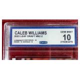 2023 Leaf Draft Caleb Williams Rookie Card - CCG 10