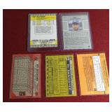 (5) Bo Jackson Cards