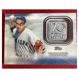 2021 Topps Yogi Berra Commemorative Patch Card