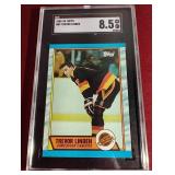 1989-90 Topps Trevor Linden Rookie Card - SGC 8.5