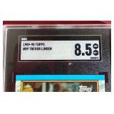 1989-90 Topps Trevor Linden Rookie Card - SGC 8.5