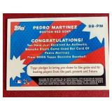 2005 Topps Bazooka Pedro Martinez Game-Used Bat Card