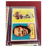(4) 1957 Topps Football Cards - (2) HOFers & (2) Rookies