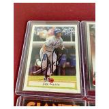 (6) Autographed Baseball Cards