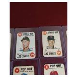 (15) 1968 Topps Game Cards - Pete Rose & Rod Carew!