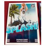 (2) Optic Splash Stephen Curry Cards - Includes Purple Prizm
