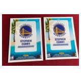 (2) Optic Splash Stephen Curry Cards - Includes Purple Prizm