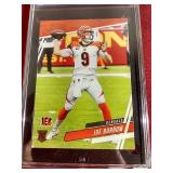 2020 Prestige Joe Burrow Rookie Card - ISA 9