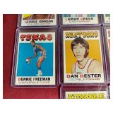 (10) 1971-72 Topps Basketball Cards