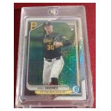 2024 Bowman Chrome Paul Skenes Mojo Refractor Rookie Card