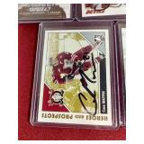 (5) Autographed Hockey Cards