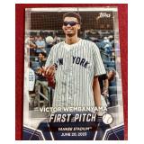 2024 Topps Victor Wembanyama First Pitch Insert