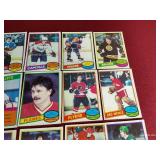 (20) 1980-81 Topps Hockey Cards