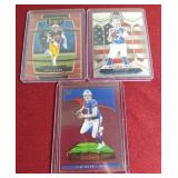 (3) Josh Allen Cards - Laser, National Pride & Acetate