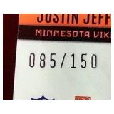 2023 Phoenix Justin Jefferson Jersey Card - #d/150