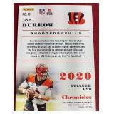 2020 Chronicles Joe Burrow Rookie Card