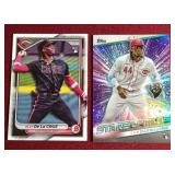 (2) Elly De La Cruz Rookie Cards