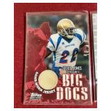 (2) Game-Used Football Jersey Cards