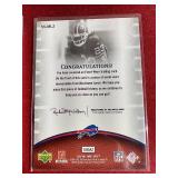 (2) Game-Used Football Jersey Cards