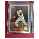 (4) Numbered Baseball Cards - All HOFers