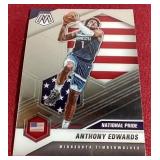 2020-21 Mosaic Anthony Edwards National Pride Rookie Card