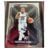 2020 Prizm Desmond Bane Rookie Card - ISA 9