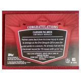 2007 Topps Triple Threads Carson Palmer Jersey Relic Card - #d/36