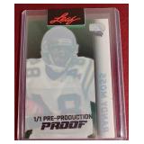 Leaf Pro Set Pure Randy Moss 1/1 Pre-Production Proof