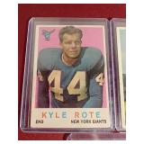 (3) Vintage Football Cards