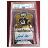 2020 Prizm Jack Ham Purple Power Autograph Card #d/15 - PSA10 WOW!