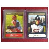 (2) 2002 Just Minors Joe Mauer Prospect Cards