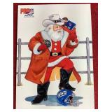1992 Pro Set Football Santa Claus Card